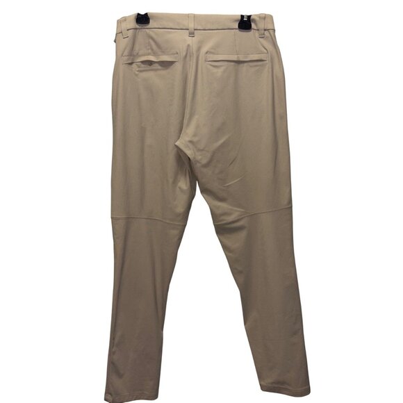 Lululemon Mens Commission Pant Slim Warpstreme Size 32 Beige - Picture 7 of 11